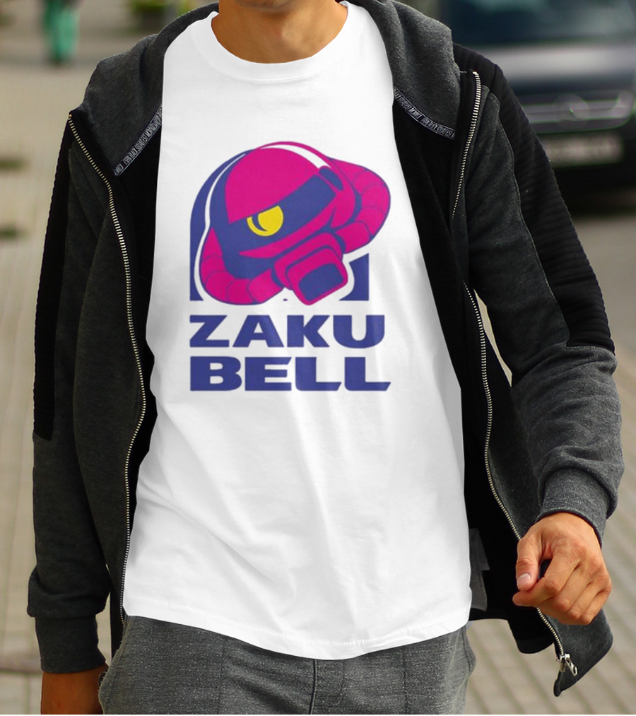 Dead Set Media Zaku Bell Mecha Fast Food Mashup T-Shirt