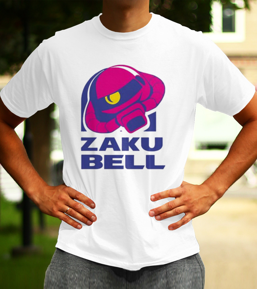 Dead Set Media Zaku Bell Mecha Fast Food Mashup T-Shirt