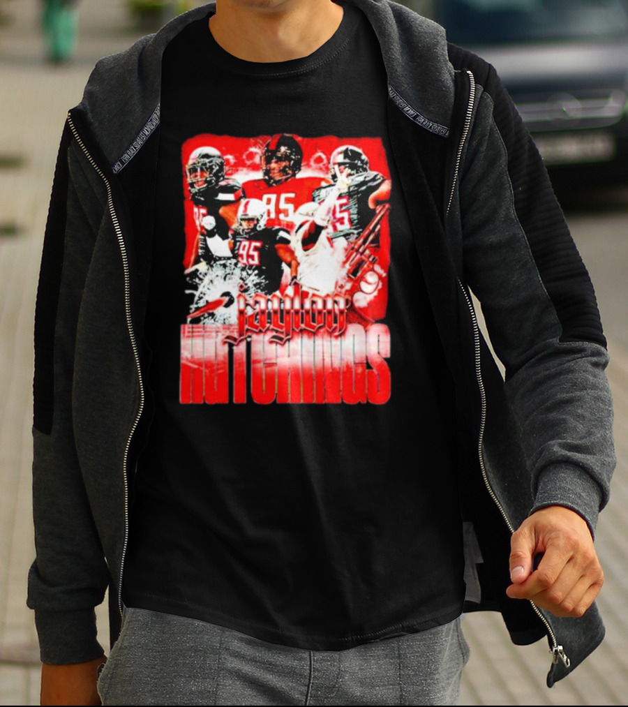 Jaylon Hutchings 95 Red Football Legends T-Shirt