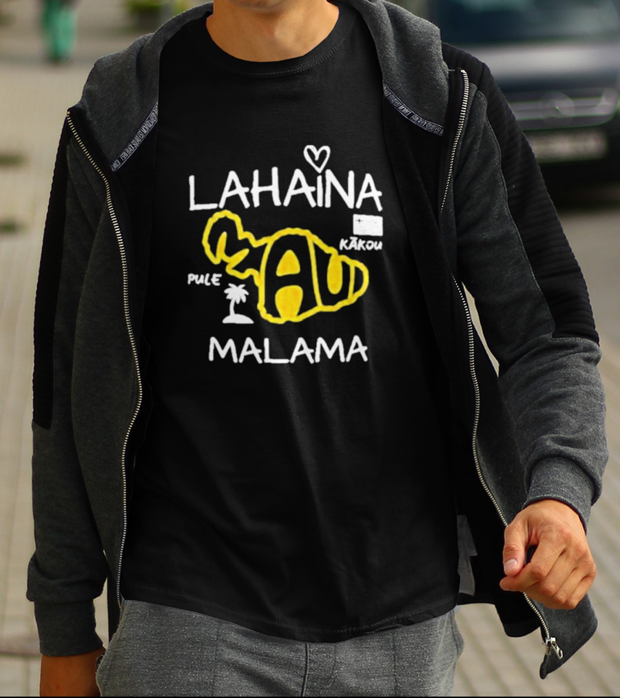 Lahaina Malama Maui Kākou Pule Love And Peace Awareness T-Shirt