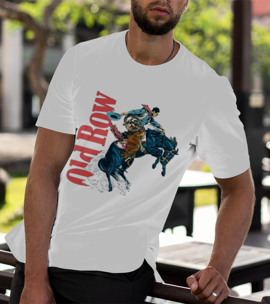 Old Row Cowboy Rodeo Rider Galloping 3.0 T-Shirt