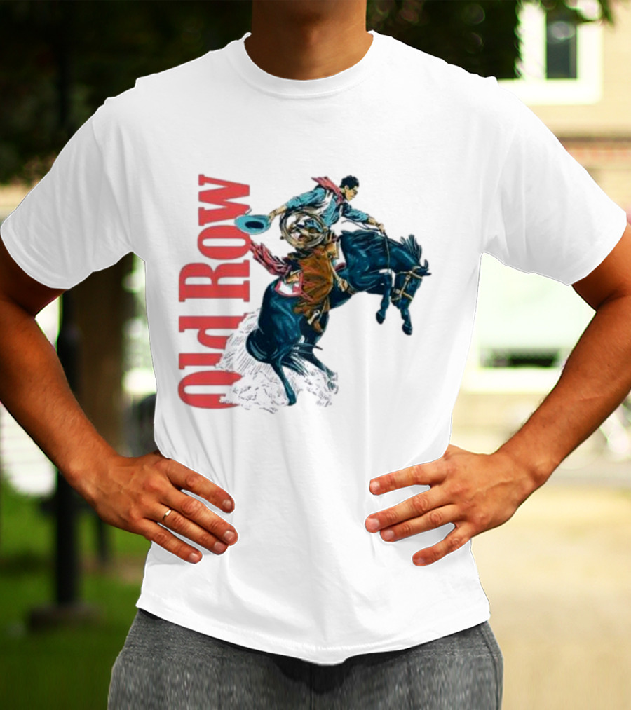 Old Row Cowboy Rodeo Rider Galloping 3.0 T-Shirt
