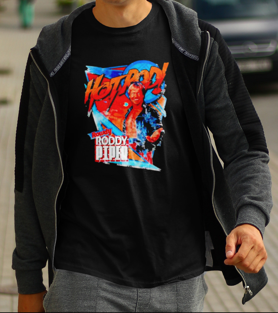 Rowdy Roddy Piper Hot Rod Iconic Wrestling T-Shirt