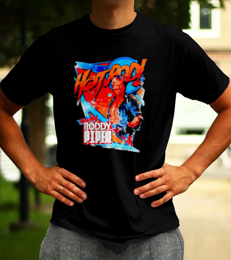 Rowdy Roddy Piper Hot Rod Iconic Wrestling T-Shirt