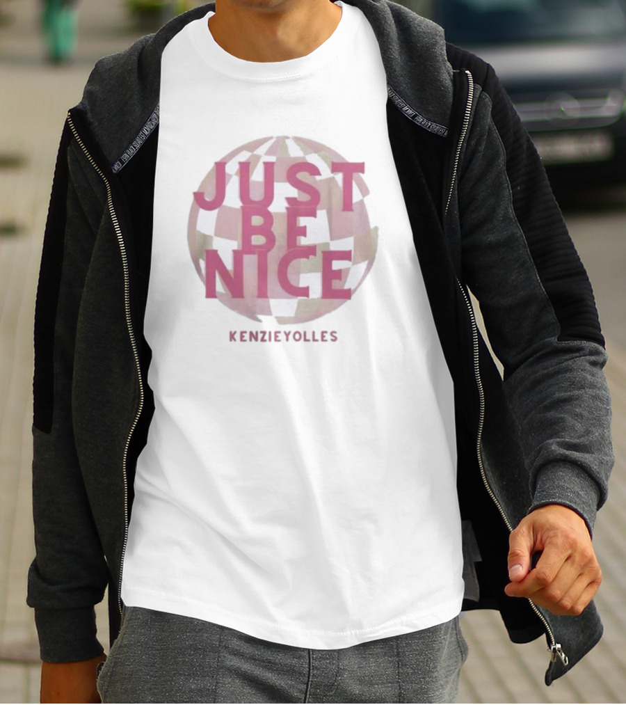 Just Be Nice KenzieYolles Printify Your Local Optimist T-Shirt