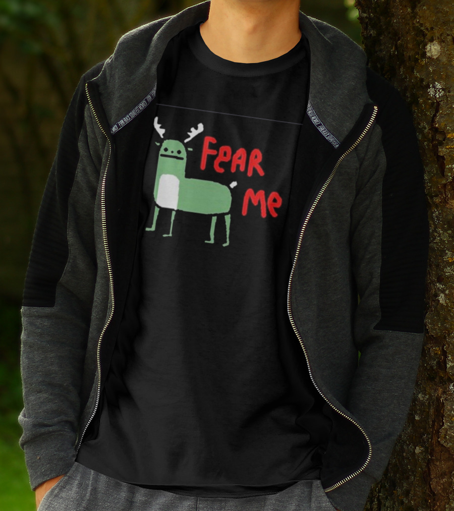 Buck Fear Me Spooky Deer T-Shirt