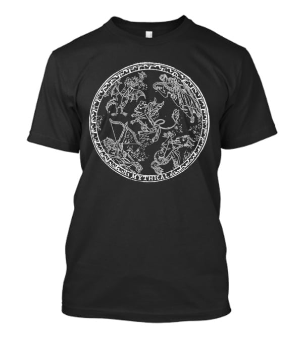 Mythical Creatures Constellations Glow-In-The-Dark T-Shirt