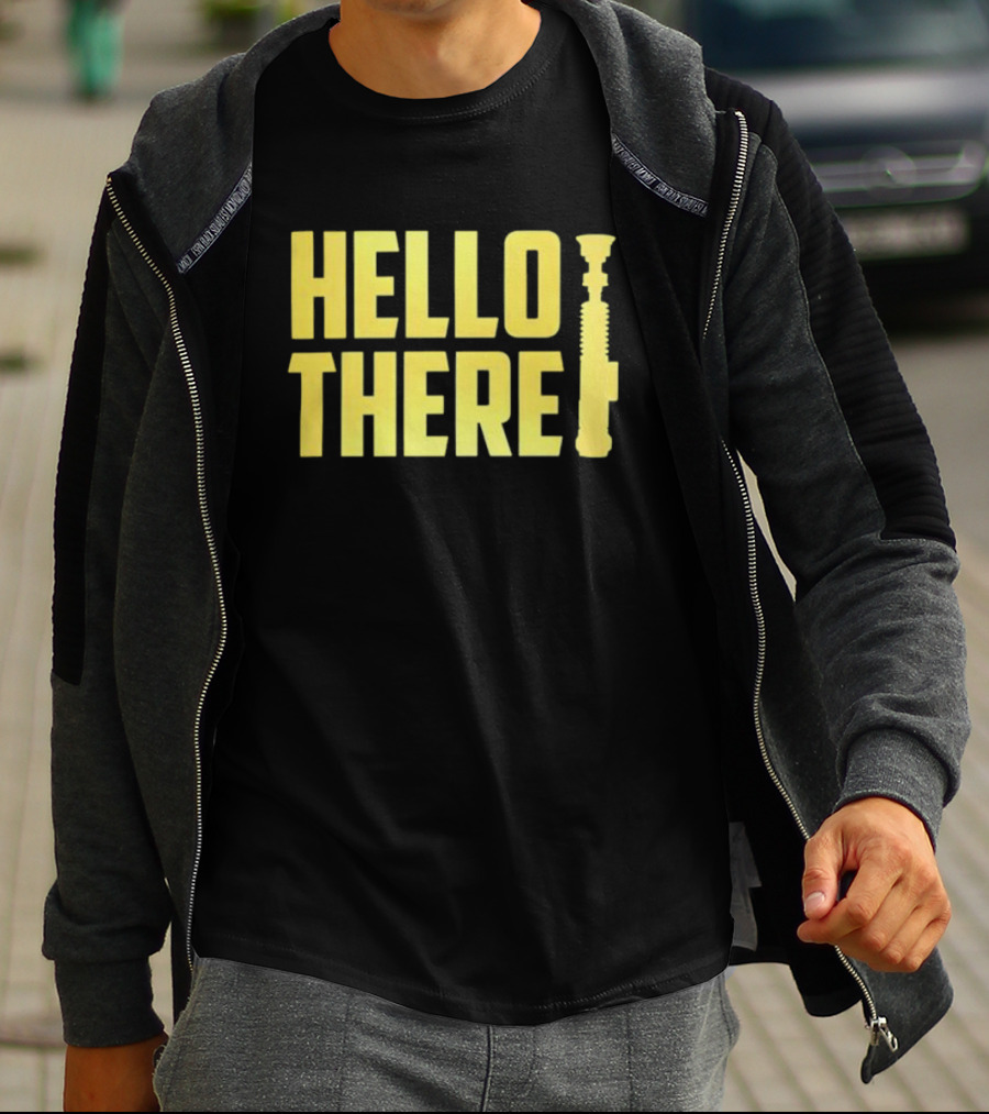 Hello There Lightsaber Iconic Reference T-Shirt