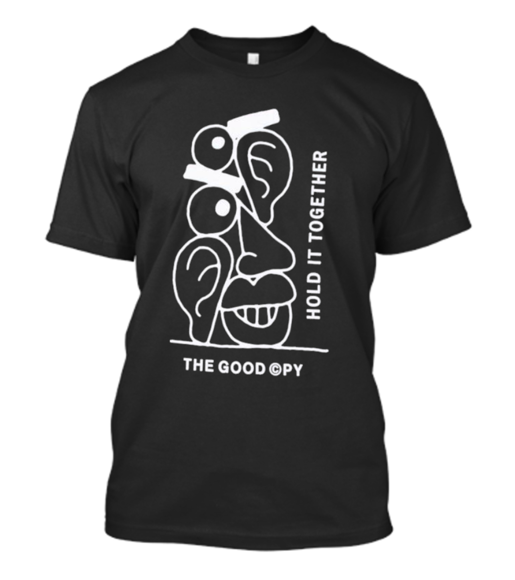 The Good Copy Hold It Together Abstract Face T-Shirt
