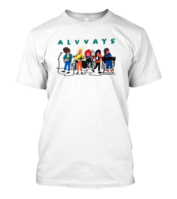 ALVVAYS Band Cartoon Drawing T-Shirt