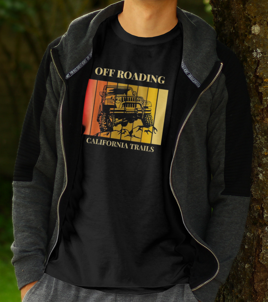 Off Roading California Trails Jeep Adventure T-Shirt