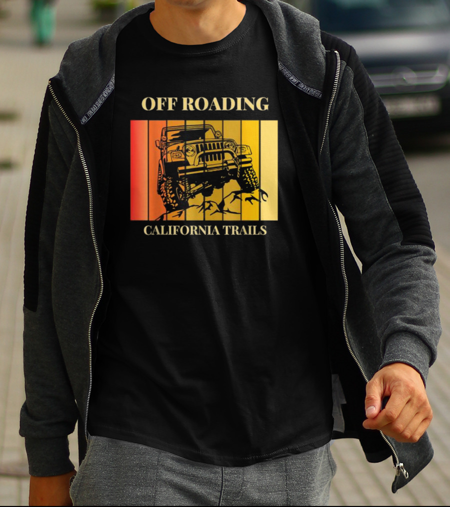 Off Roading California Trails Jeep Adventure T-Shirt