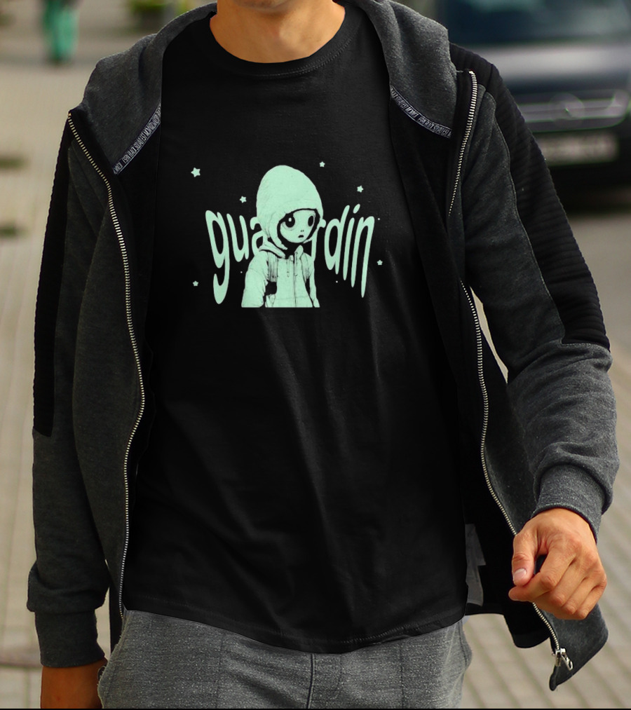 Starseeker Guardian Character In Hoodie Surrounded By Stars T-Shirt