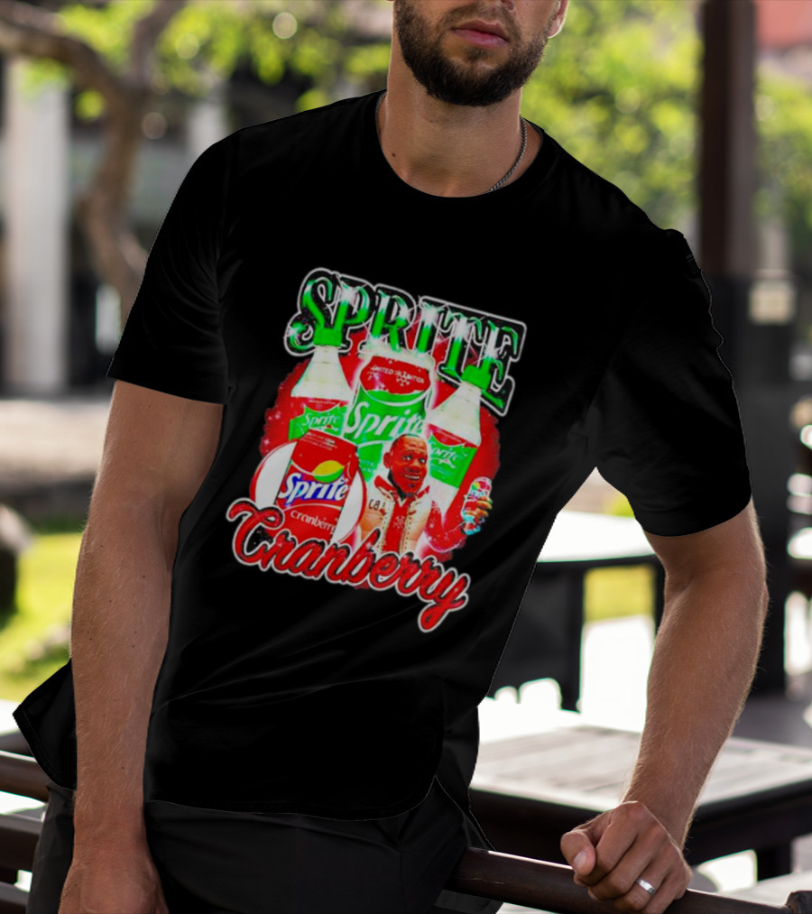 Sprite Cranberry Lebron James Cartoon T-Shirt
