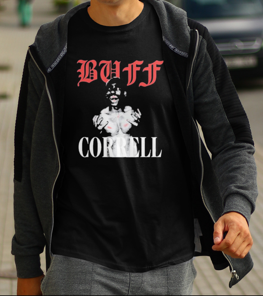 BUFF CORRELL Screaming Buff Correll Iconic Visual T-Shirt