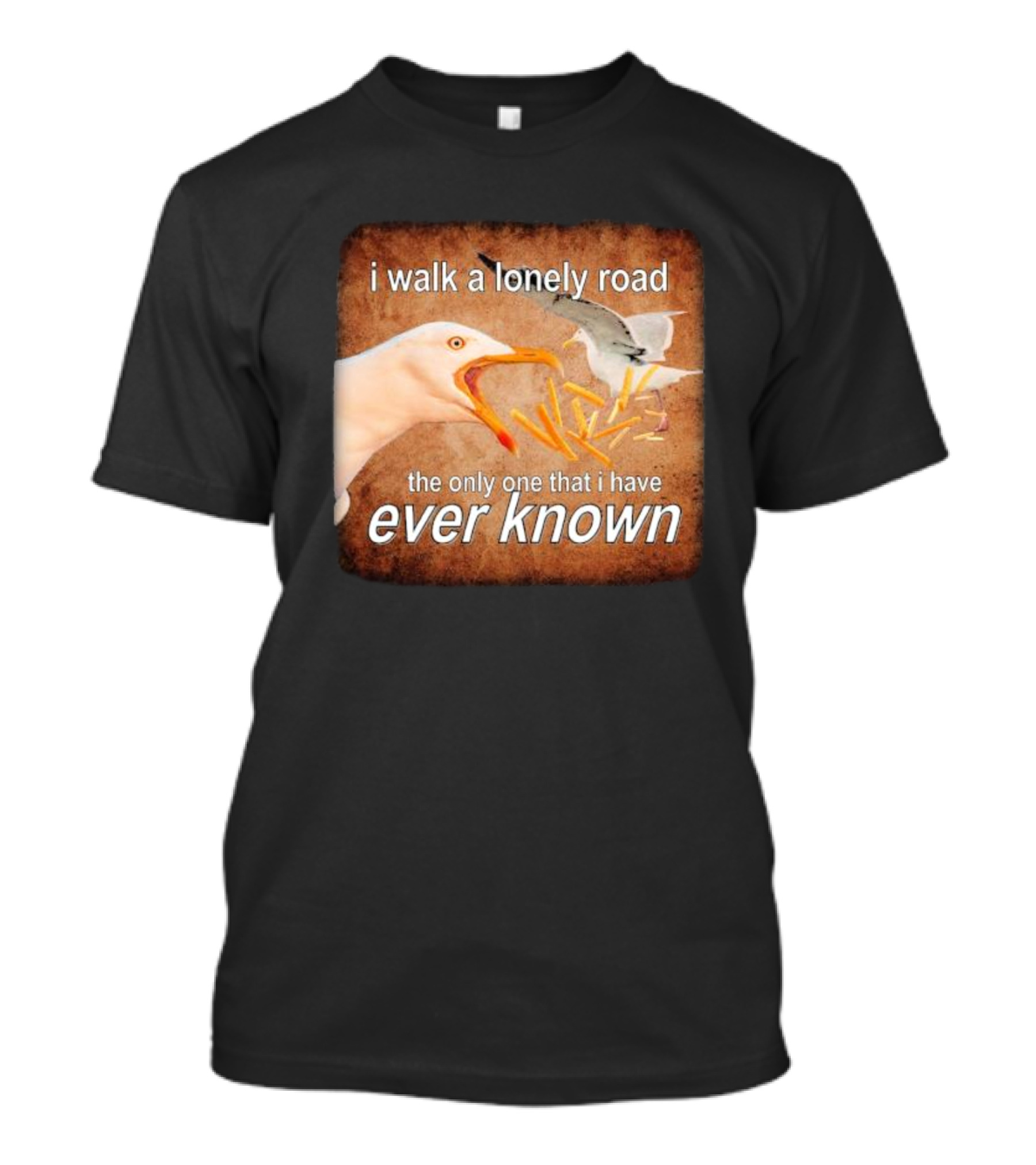 The Only Road I Walk With Seagulls And Fries Ever Known T-Shirt