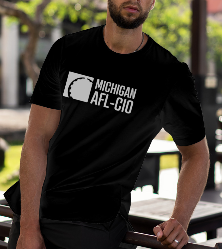 Liz Shuler Wearing Michigan AFL-CIO T-Shirt