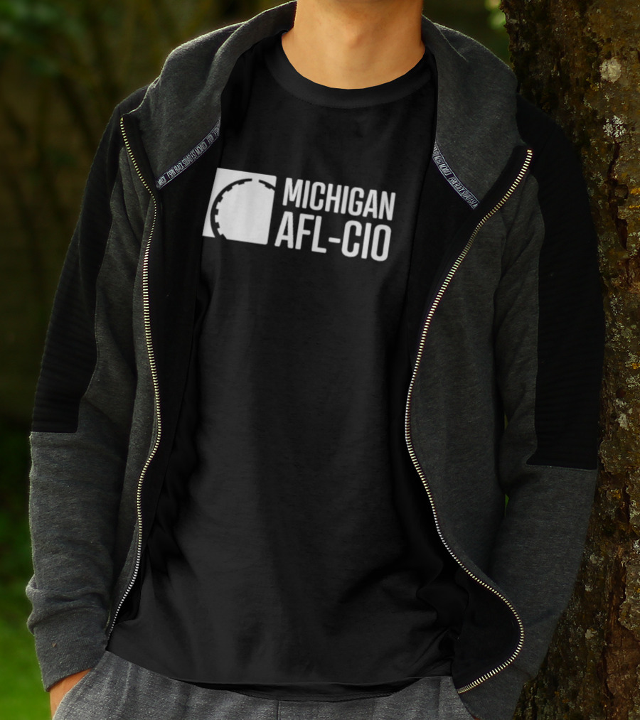 Liz Shuler Wearing Michigan AFL-CIO T-Shirt