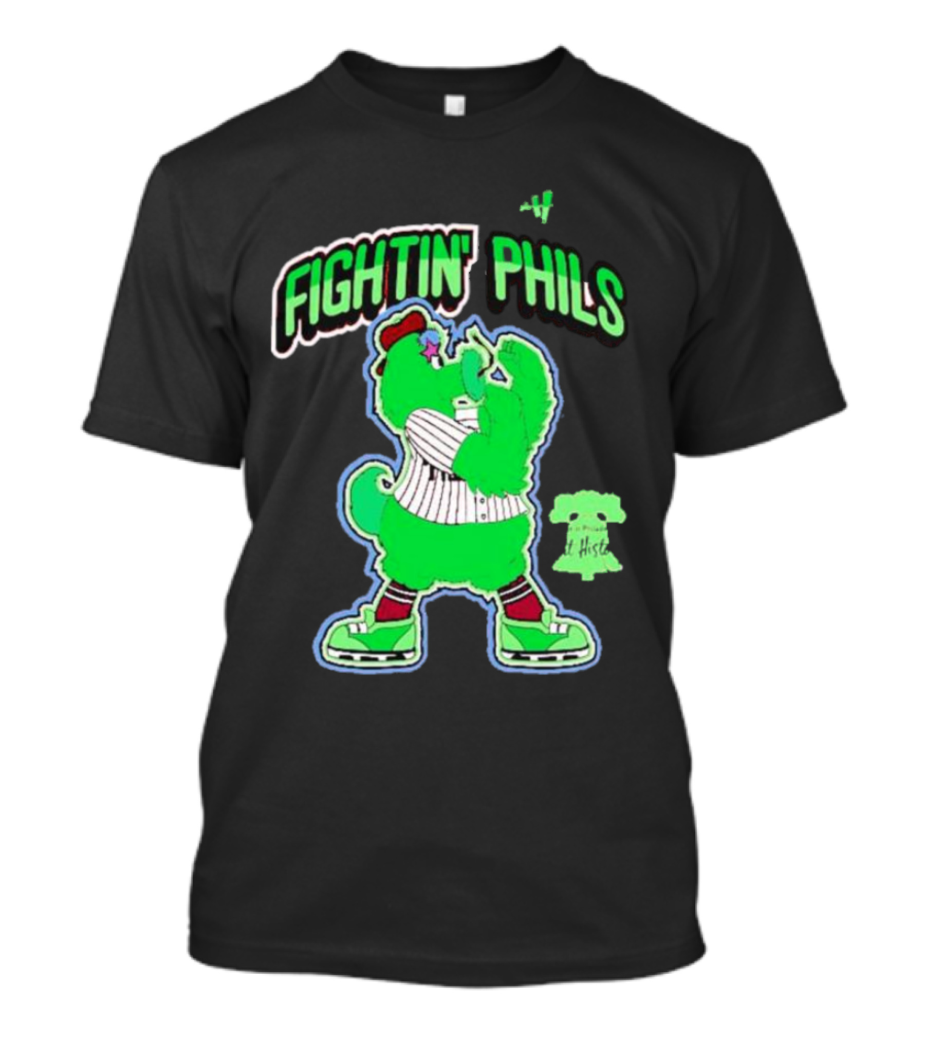 FIGHTIN' PHILS Neon Mascot Art History T-Shirt