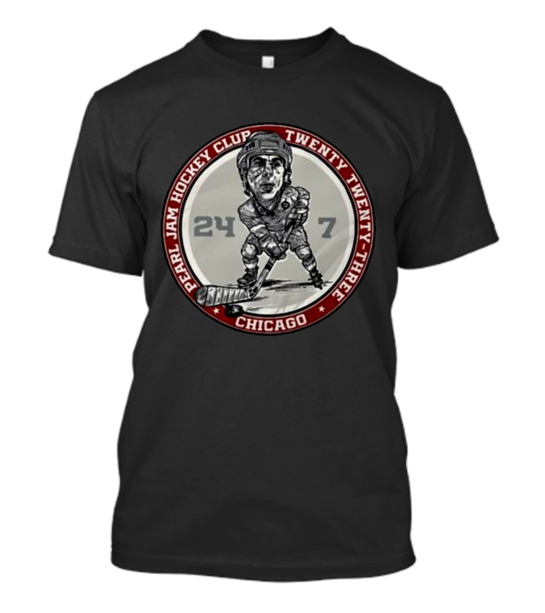 Pearl Jam Hockey Club Chicago Twenty Twenty-Three 24/7 T-Shirt