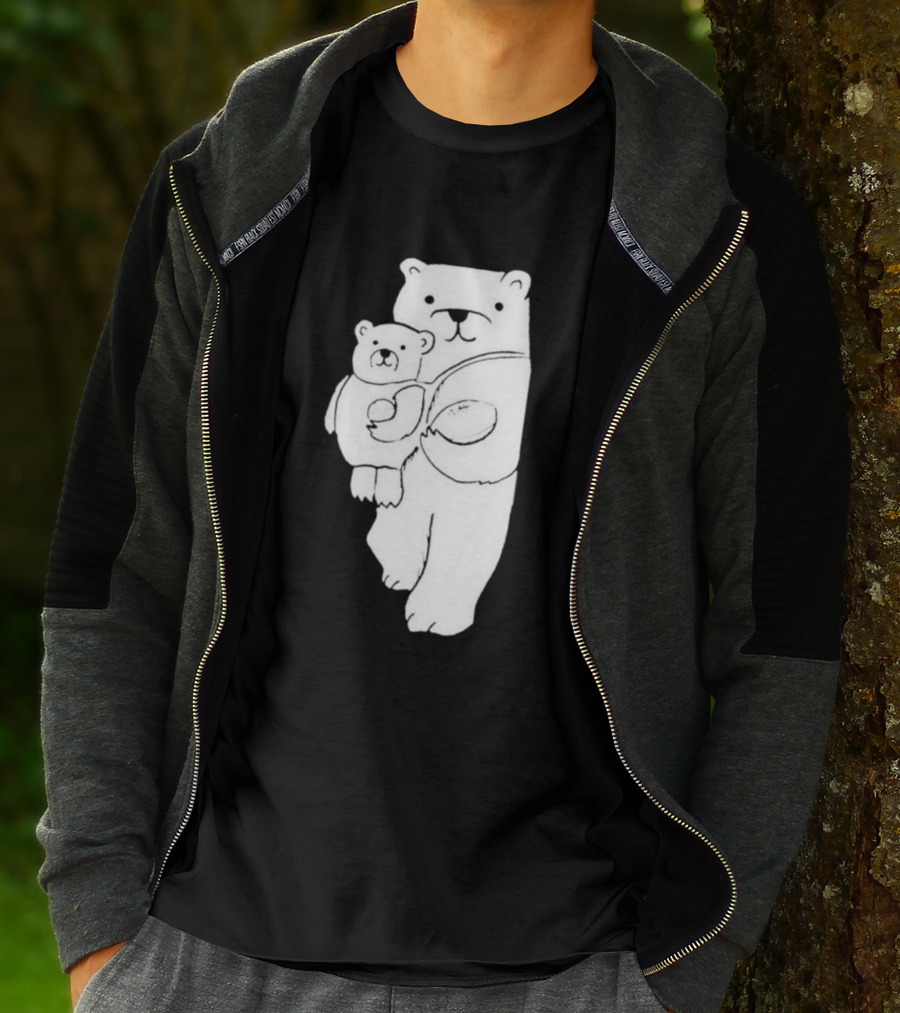 Nathan W Pyle Illinois Bear And Cub Duo T-Shirt