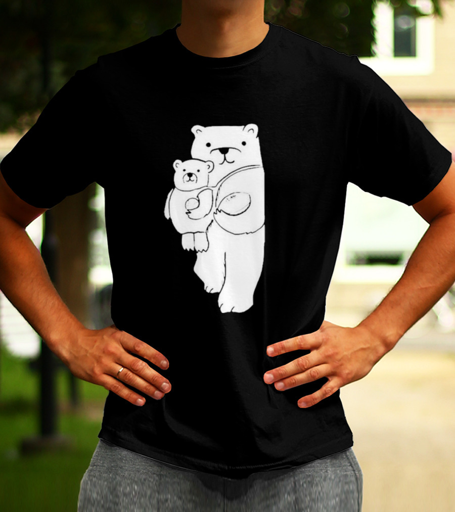 Nathan W Pyle Illinois Bear And Cub Duo T-Shirt