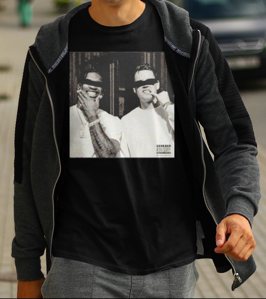 Bengalsgraphics They Are Burning All The Witches So Light Me Parental Advisory Duo With Black Bars T-Shirt