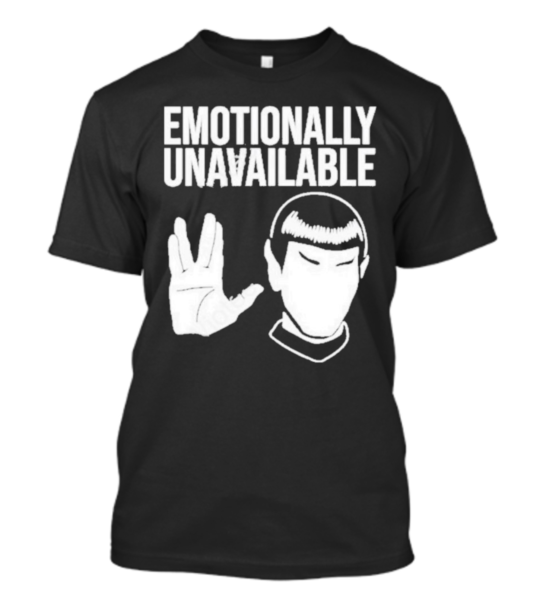 Emotionally Unavailable Star Trek Vulcan Gesture T-Shirt