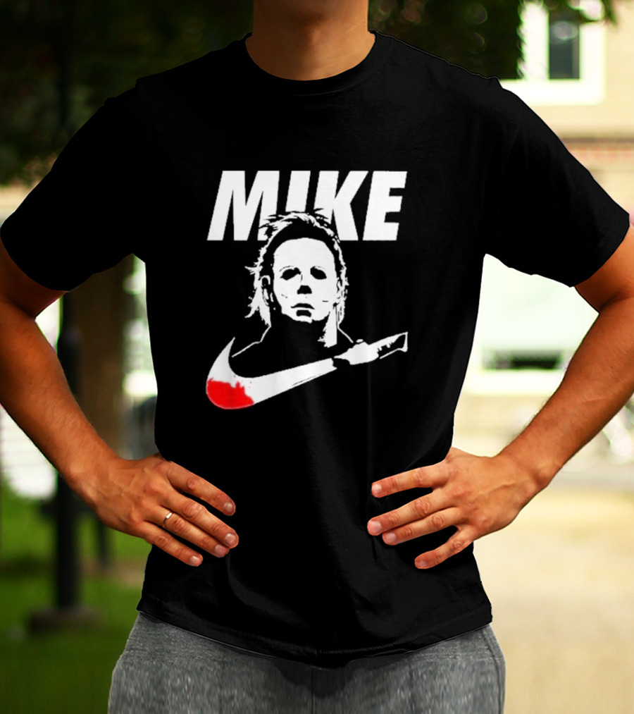Mike Myers Parody Mask Knife Halloween T-Shirt