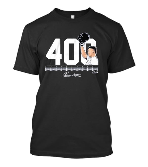 Giancarlo Stanton 400 New York Yankees Players Signature T-Shirt