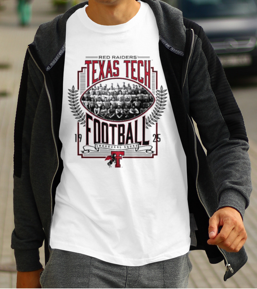Red Raider Texas Tech Football 1925 Team Photo T-Shirt