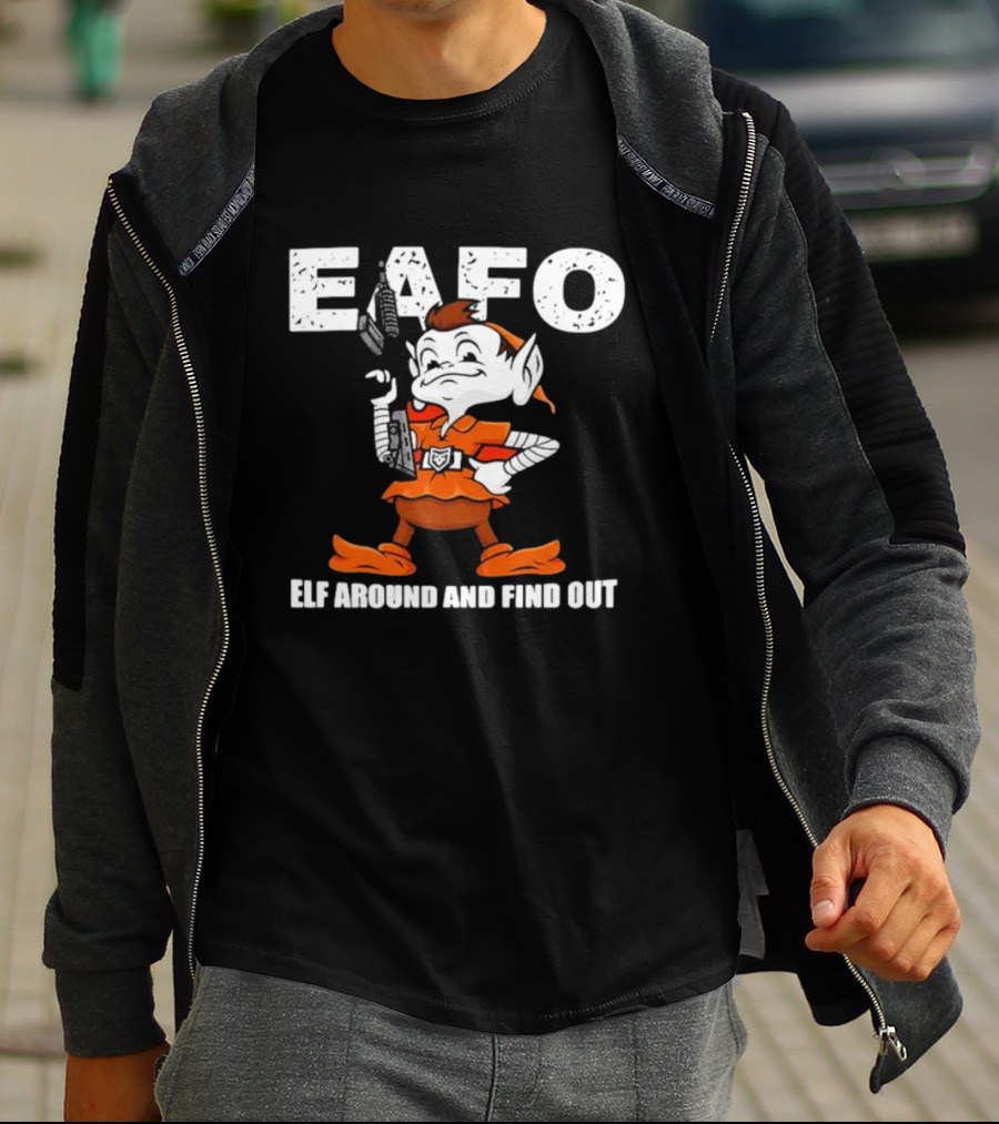 Browns EAFO Elf Around And Find Out T-Shirt