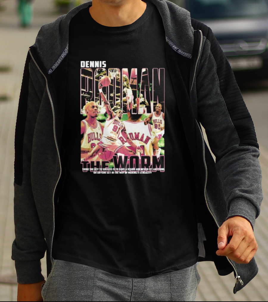 Dennis Rodman The Worm Bulls Vision To Success T-Shirt