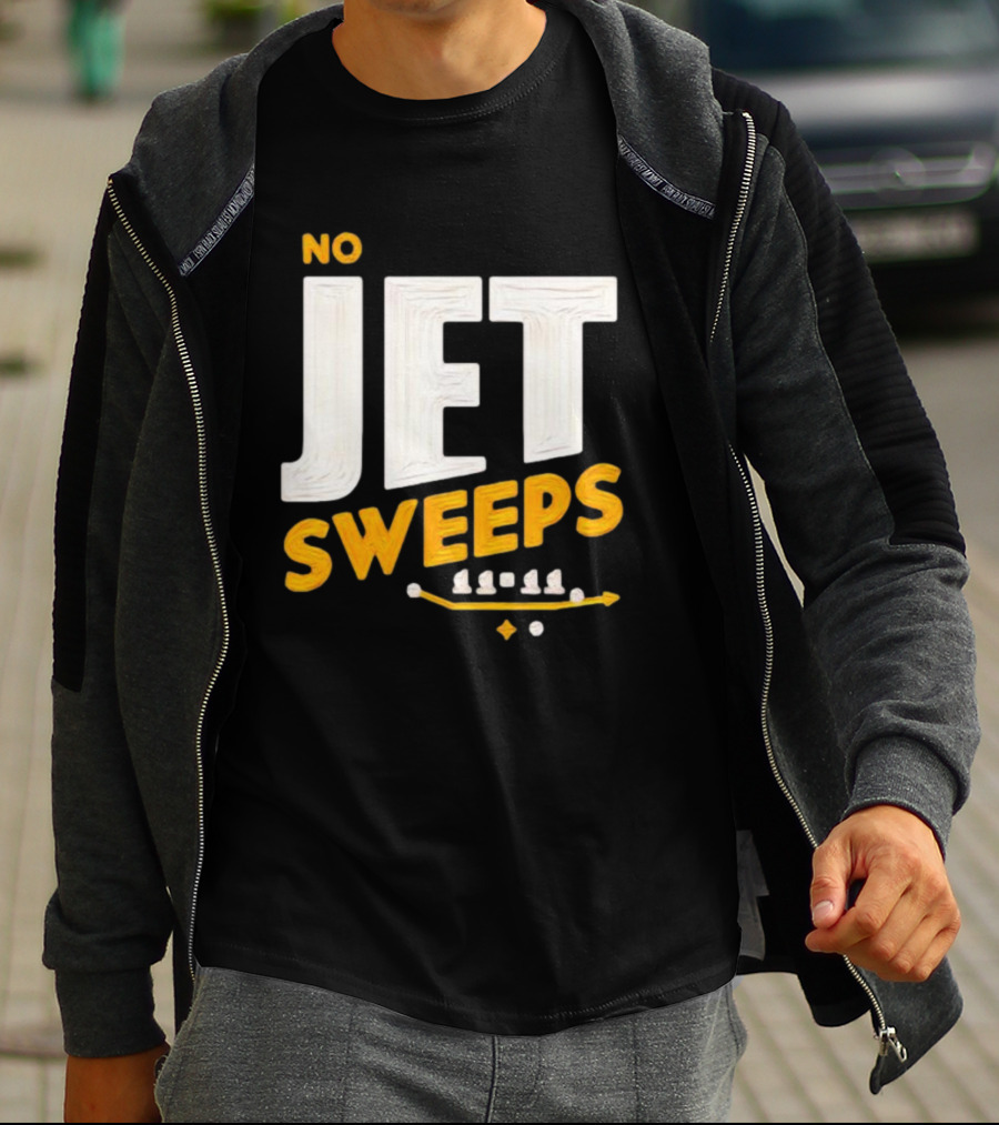 No Jet Sweeps 11 11 Football Play Diagram T-Shirt