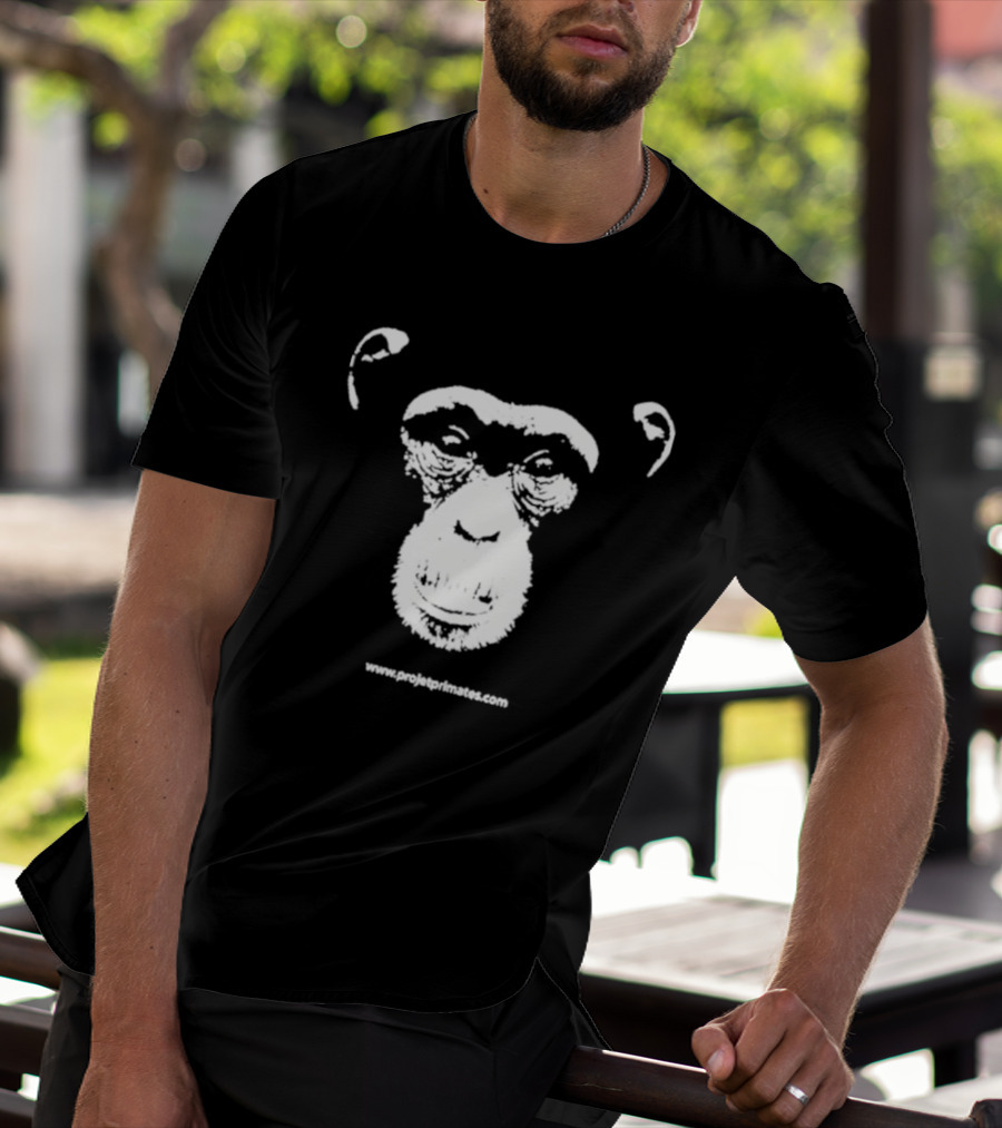 Projetprimates Nouveau Www.projetprimates.com Chimpanzee Face T-Shirt