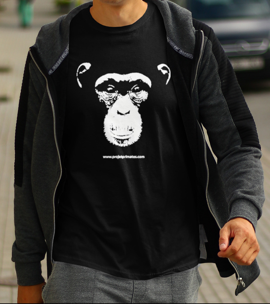 Projetprimates Nouveau Www.projetprimates.com Chimpanzee Face T-Shirt