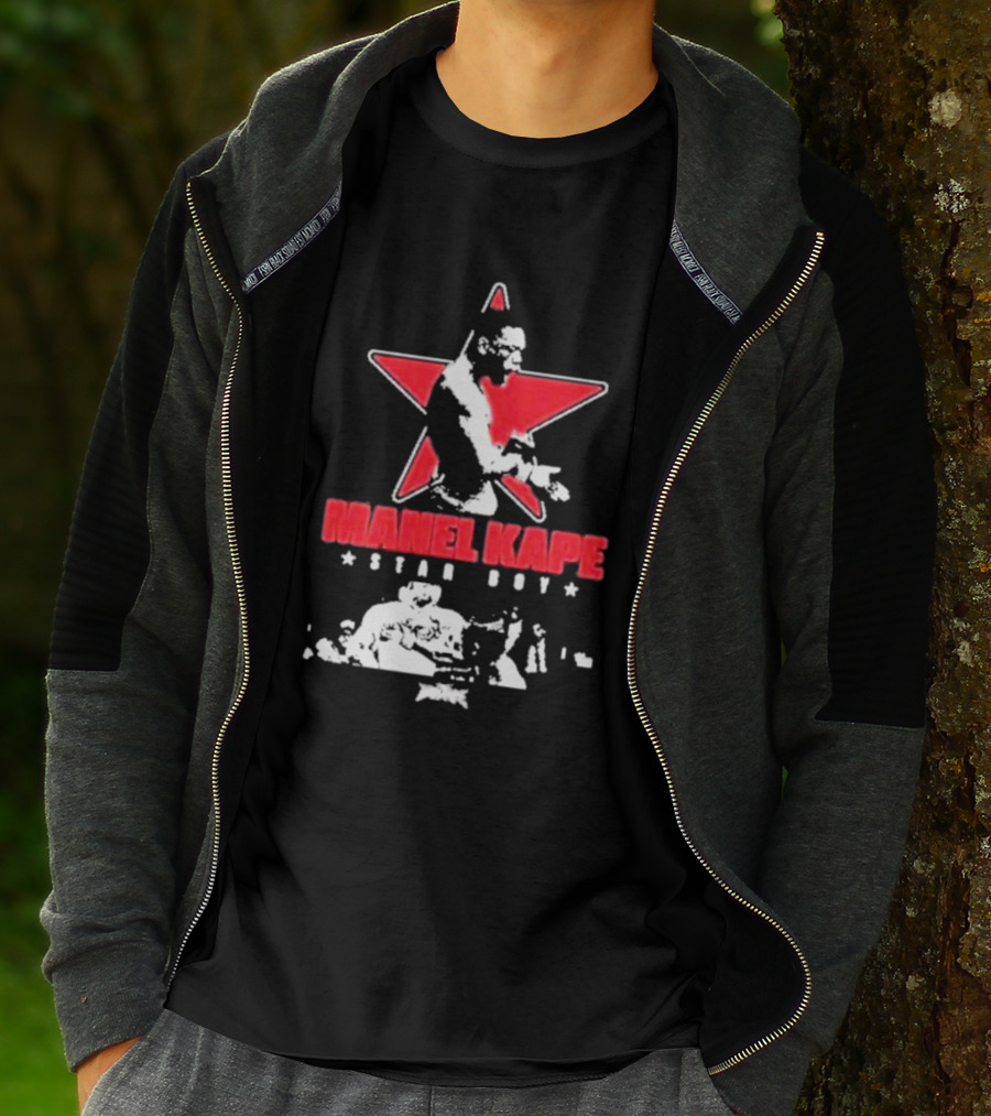 Manel Kape Star Boy Full Violence Red Star Iconography T-Shirt