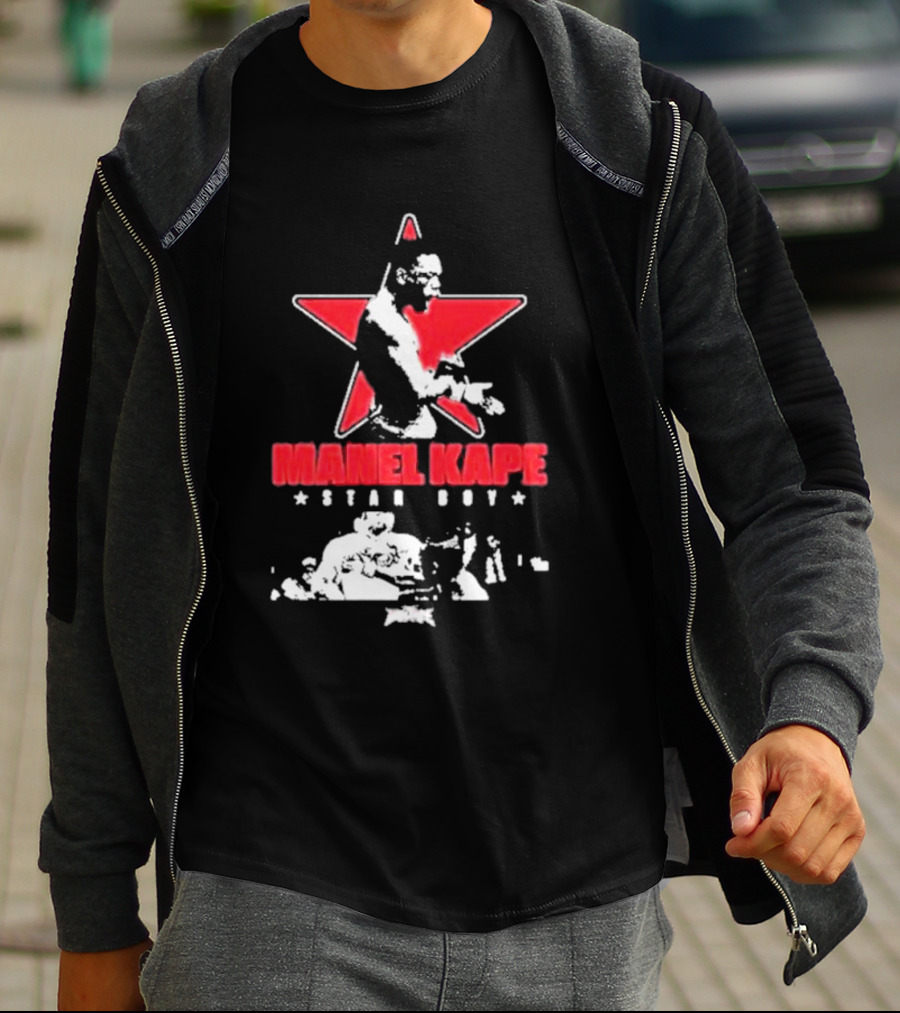 Manel Kape Star Boy Full Violence Red Star Iconography T-Shirt