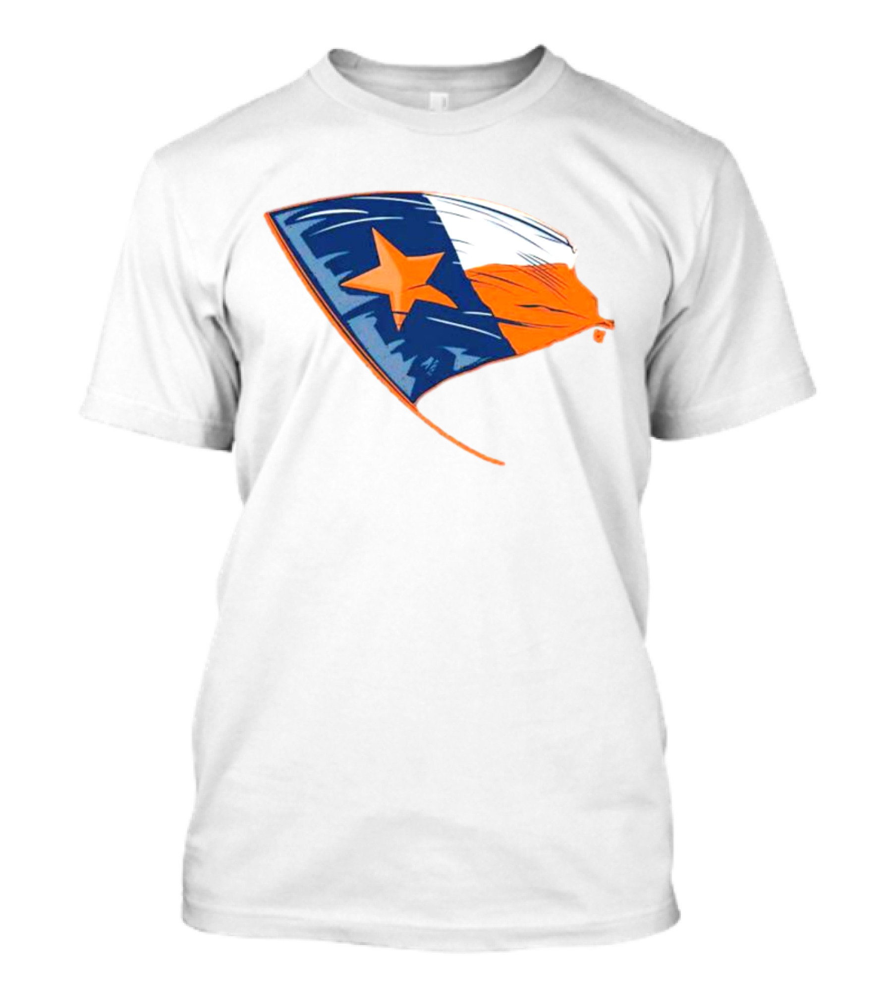 Houston State Flag Texas Colors And Star T-Shirt