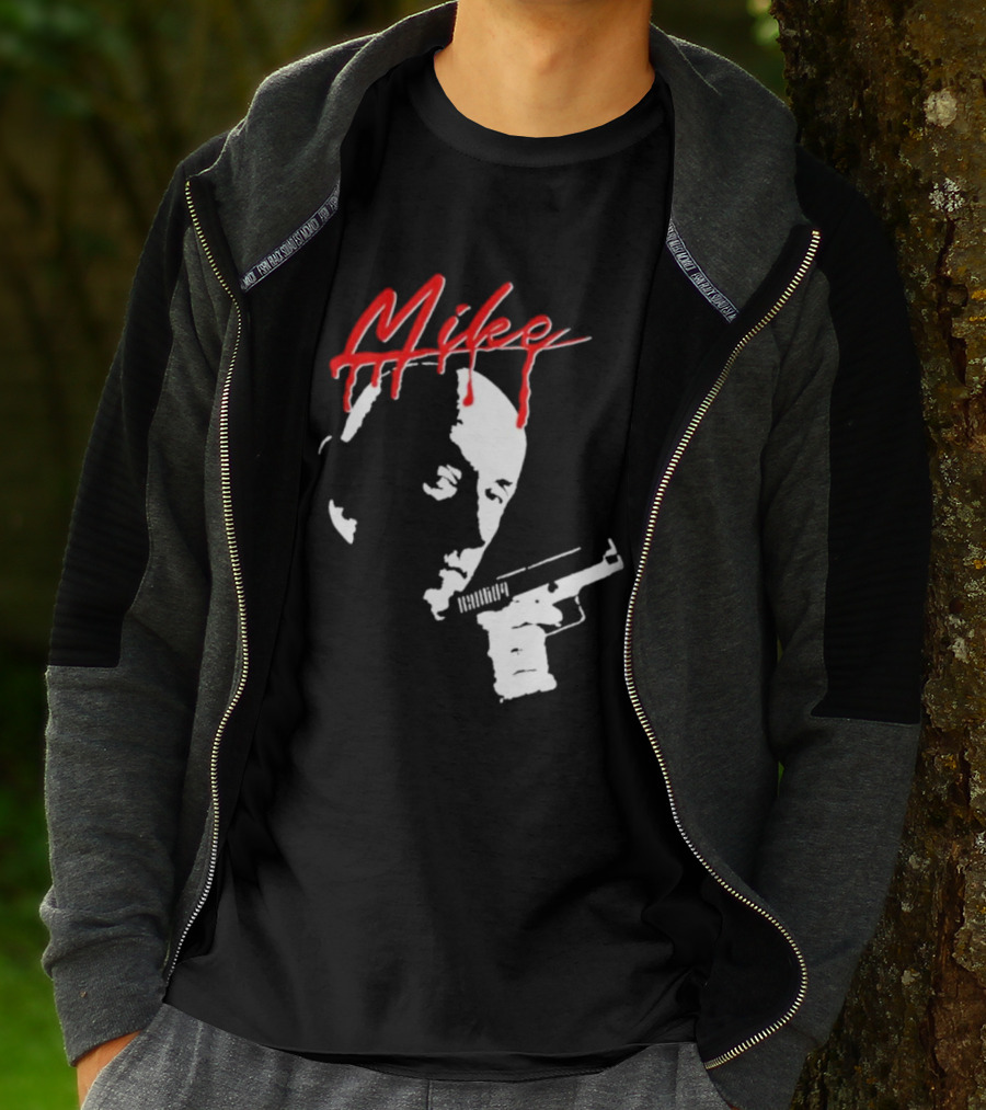 Mike Crime Noir Gunman T-Shirt