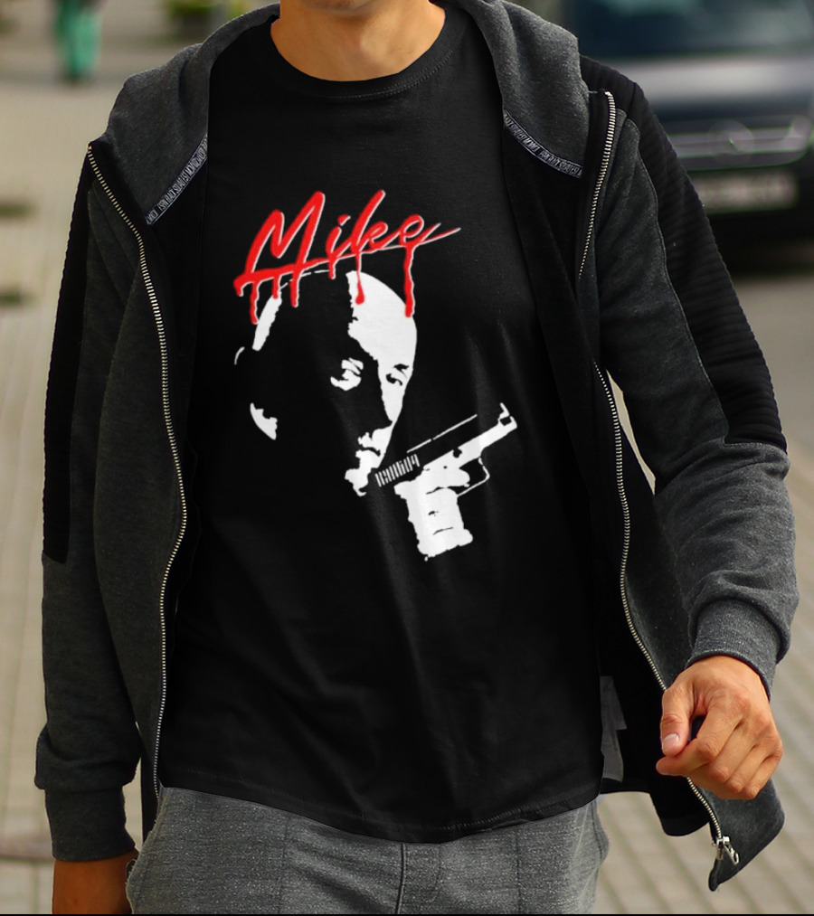 Mike Crime Noir Gunman T-Shirt