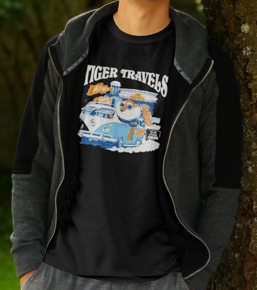 Tiger Travels Auburn Stadium Adventure T-Shirt