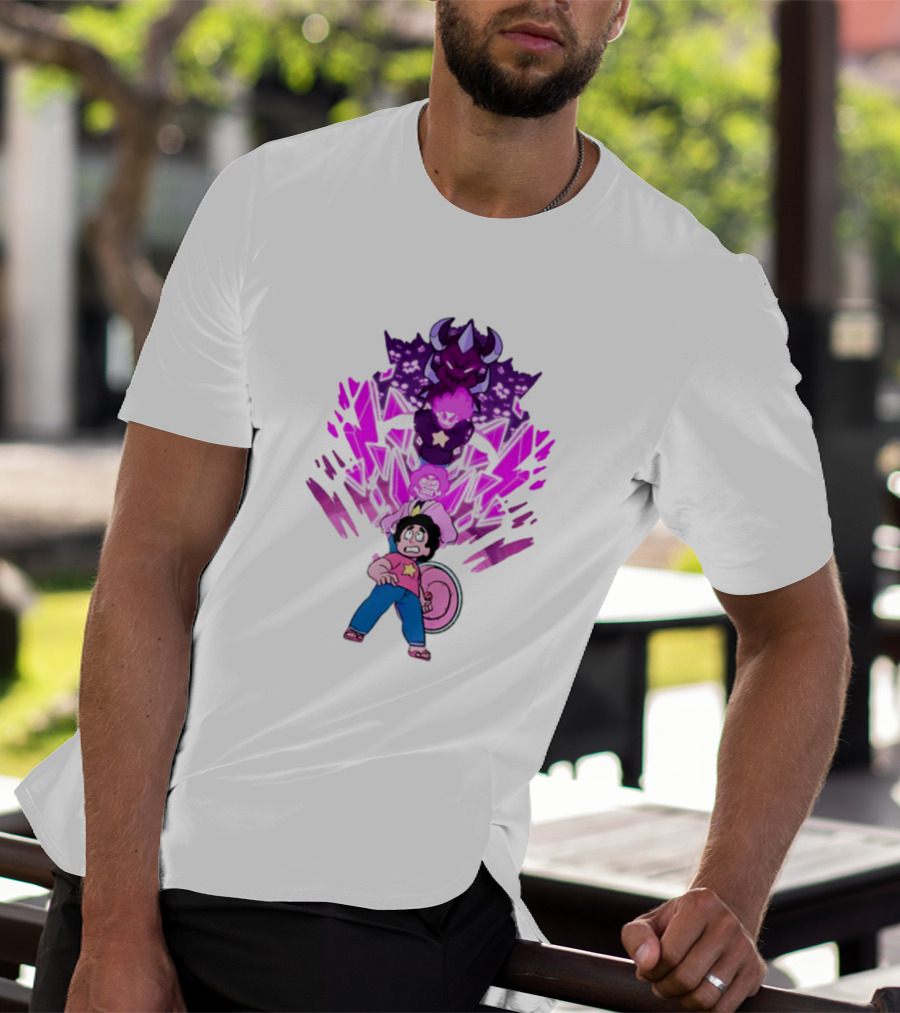 Jakeneutron Steven Universe Dark Fusion Transformation T-Shirt