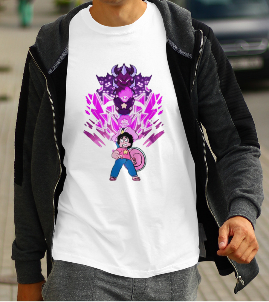 Jakeneutron Steven Universe Dark Fusion Transformation T-Shirt