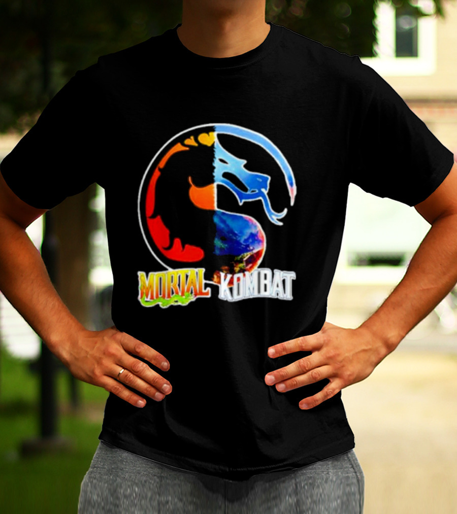 Mortal Kombat Dual-Color Dragon T-Shirt