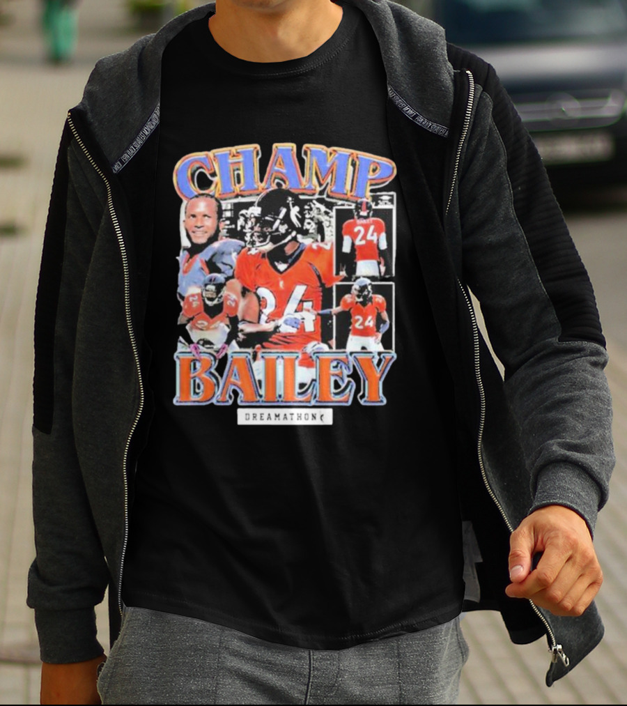 CHAMP BAILEY DREAMATHON NFL 24 T-Shirt