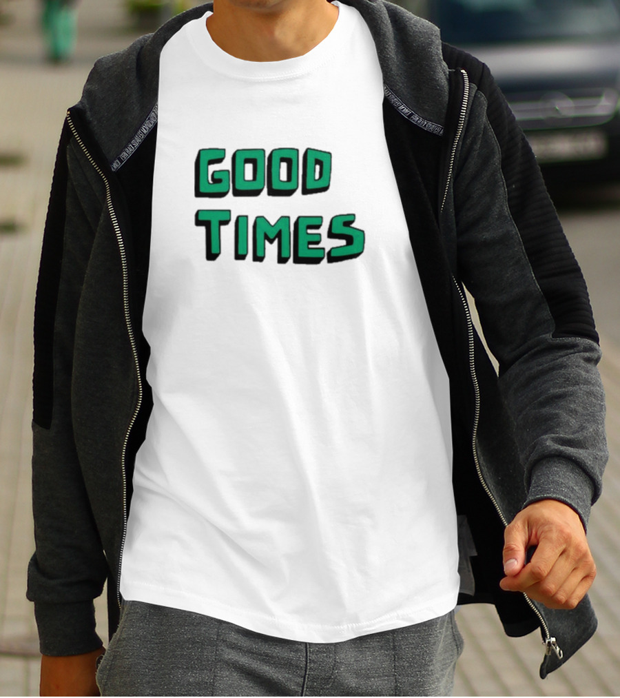 Good Times Bella Freud Black Shirt Fashion T-Shirt