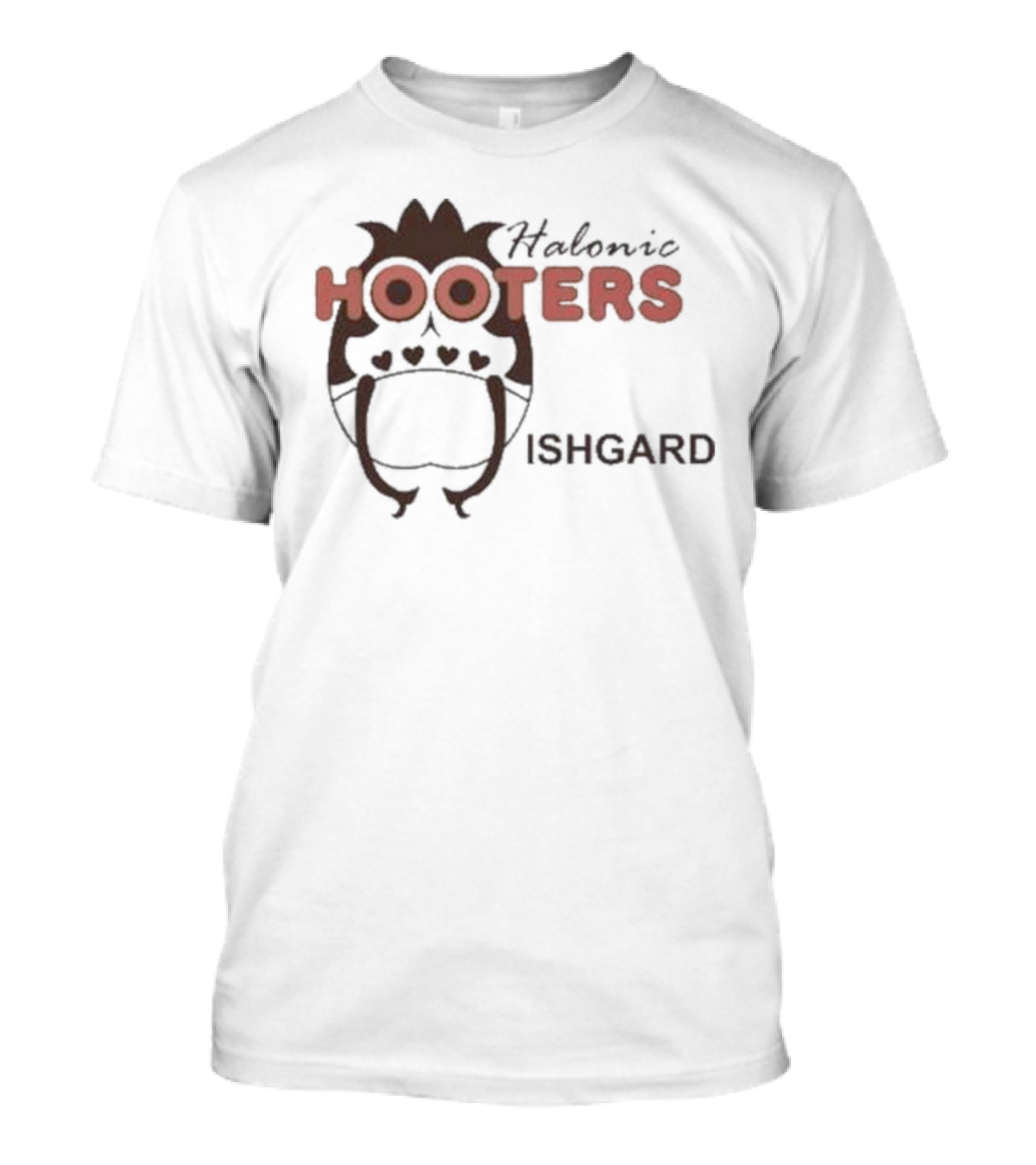 Gail Halonic Hooters Ishgard Gaming Crossover Fandom T-Shirt