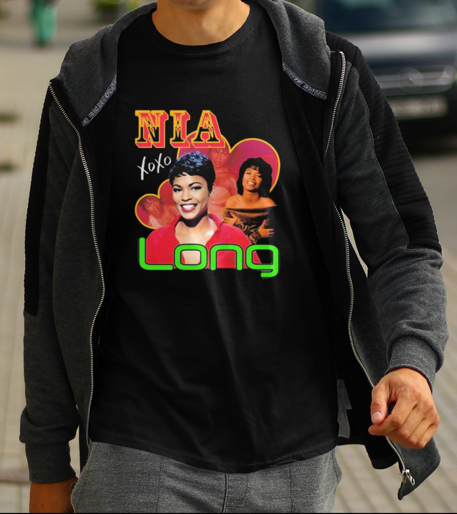 Nia Long Xoxo 90s Nostalgia Collage T-Shirt