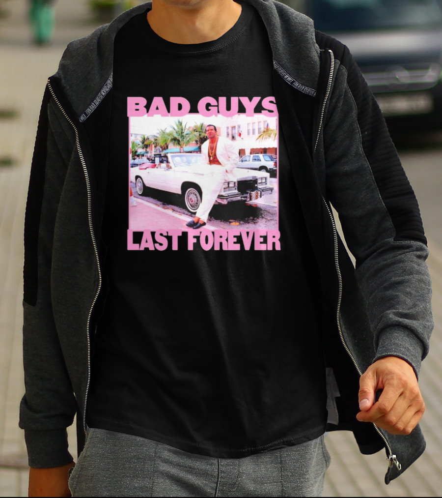 Scott Hall Bad Guys Last Forever Retro Miami Vibe T-Shirt